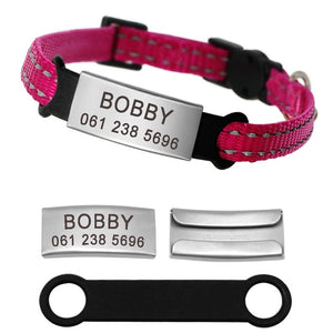 Nylon Cat Collar Personalized