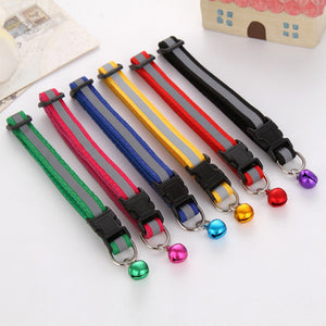 Sale Cute Cat Collar Buckle Bell Strap Adjustable