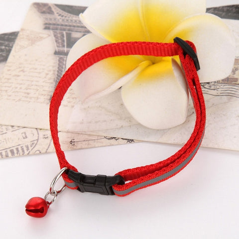 Sale Cute Cat Collar Buckle Bell Strap Adjustable