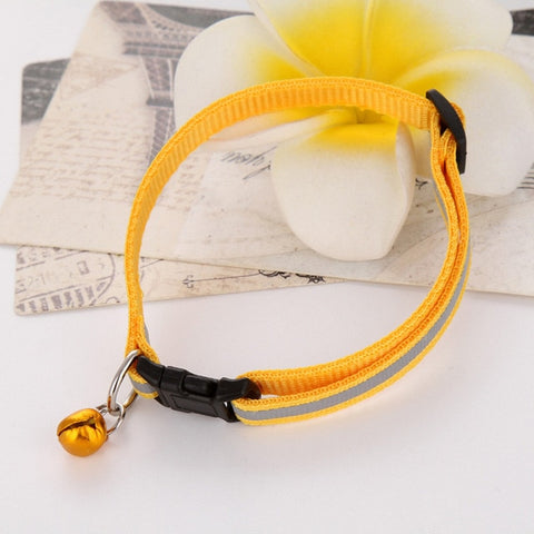 Sale Cute Cat Collar Buckle Bell Strap Adjustable