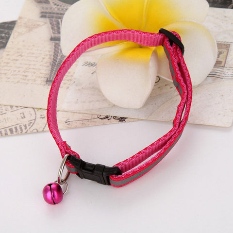 Sale Cute Cat Collar Buckle Bell Strap Adjustable