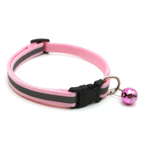 Reflective Charm and Bell Cat Collar