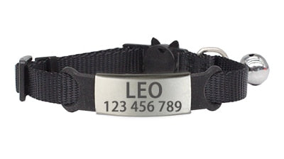 Personalized ID Free Engraving Cat Collar