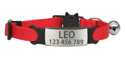 Personalized ID Free Engraving Cat Collar