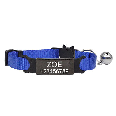 Personalized ID Free Engraving Cat Collar