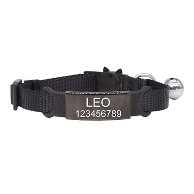 Personalized ID Free Engraving Cat Collar