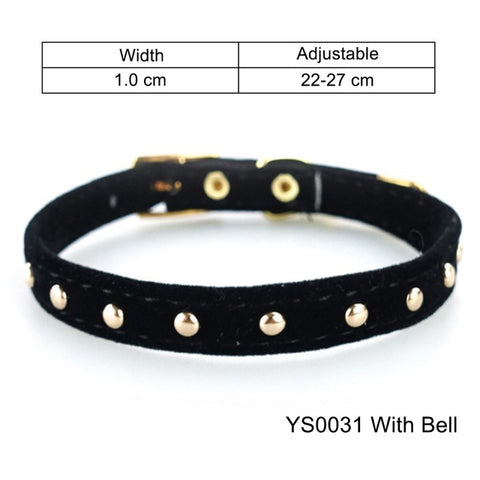 Adjustable Cat Collar with Bell