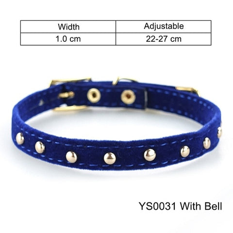 Adjustable Cat Collar with Bell