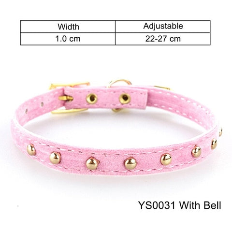 Adjustable Cat Collar with Bell