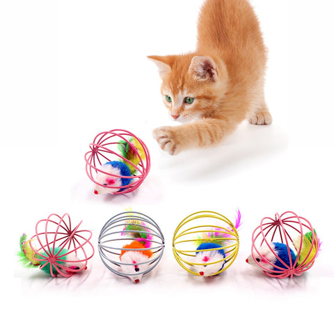 Cat Interactive Toy Stick Feather Wand