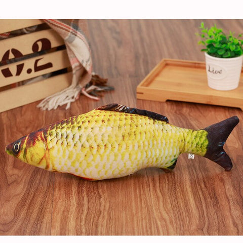 Simulation Fish Plush Animals Cat Toys