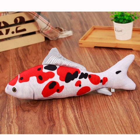 Simulation Fish Plush Animals Cat Toys