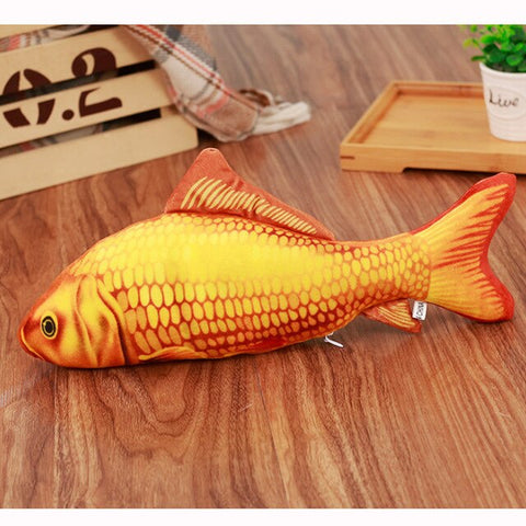 Simulation Fish Plush Animals Cat Toys