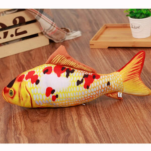 Simulation Fish Plush Animals Cat Toys