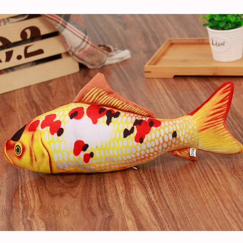 Simulation Fish Plush Animals Cat Toys