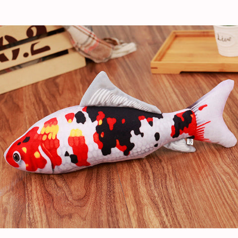 Simulation Fish Plush Animals Cat Toys