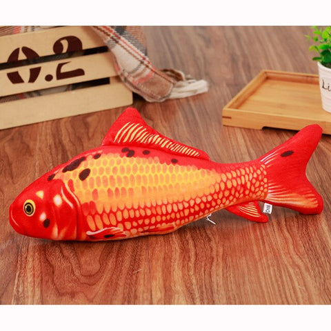 Simulation Fish Plush Animals Cat Toys