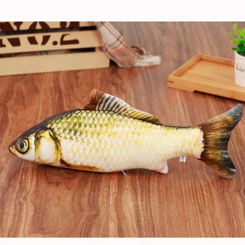 Simulation Fish Plush Animals Cat Toys