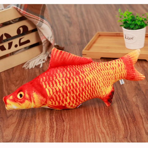 Simulation Fish Plush Animals Cat Toys