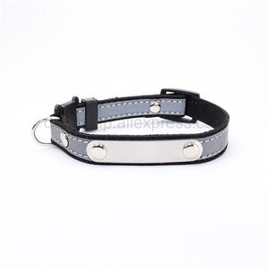 Personalized Cat Lettering Collar Reflective