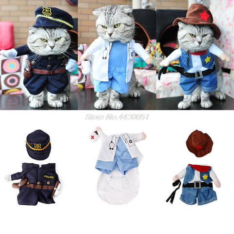 Cute Cat Christmas Costume Clothes