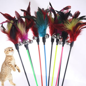 Hot Sale Cat Toys Make A Cat Stick Feather