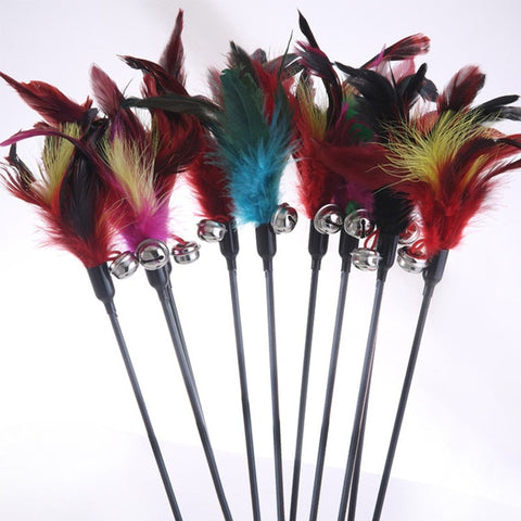 Hot Sale Cat Toys Make A Cat Stick Feather