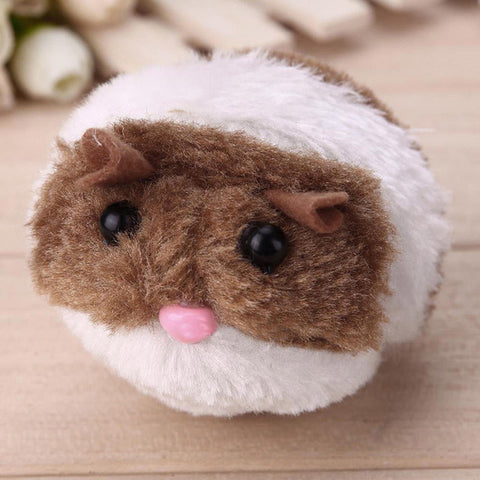 New cute cat toy plush fur toy shake movement mouse