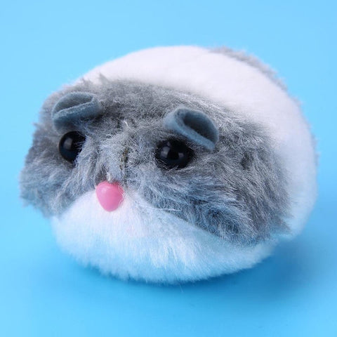 New cute cat toy plush fur toy shake movement mouse