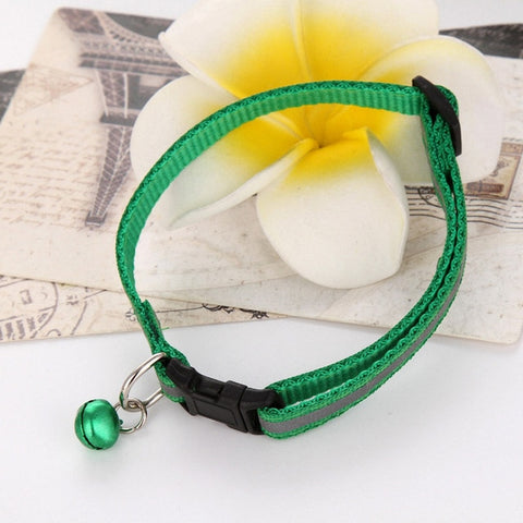 Sale Cute Cat Collar Buckle Bell Strap Adjustable