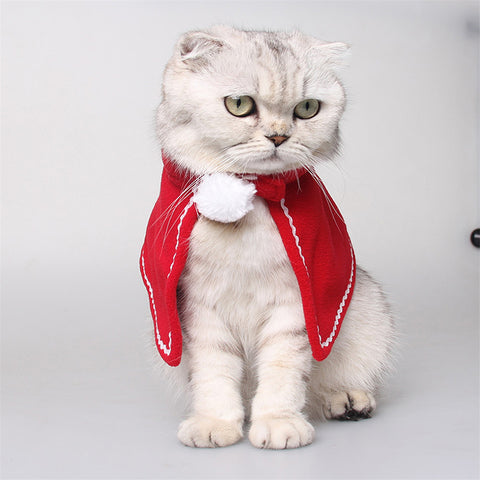 New Red Christmas Clothes For Cat